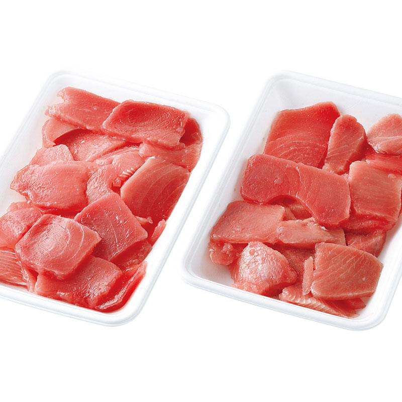 ばちまぐろ【入荷待ち】 1箱（250g×2パック入り たれ付）