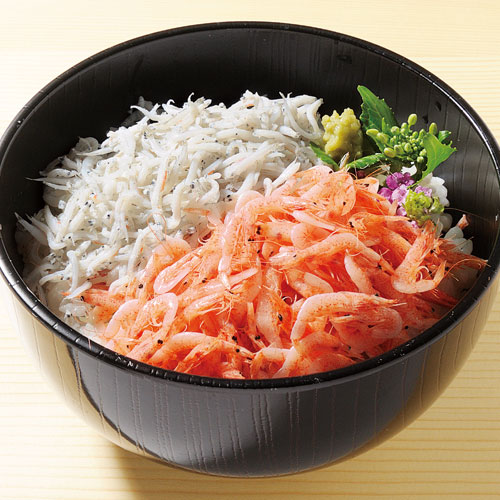 釜あげ桜えび・釜あげしらす 1箱（桜えび60g×2パック入、しらす60g×2パック入）