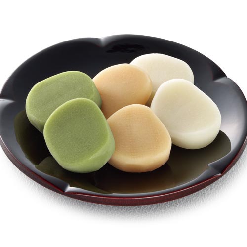 三色まるっこ餅 1箱(プレーン 約16g×4個入、しょう油 約16g×3個入、抹茶 約16g×3個入)10個入