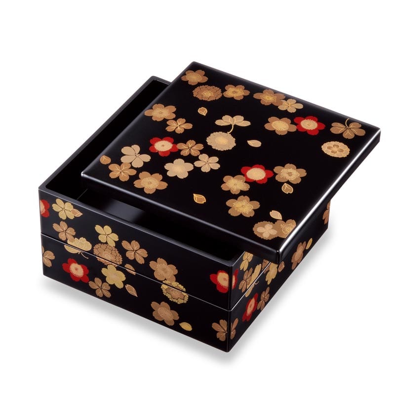 桜づくし二段重箱