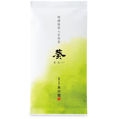 特撰抹茶入玄米茶 あおい 100g入