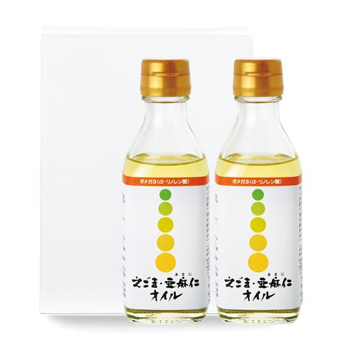 えごま・亜麻仁オイルセット えごま・亜麻仁オイル2本