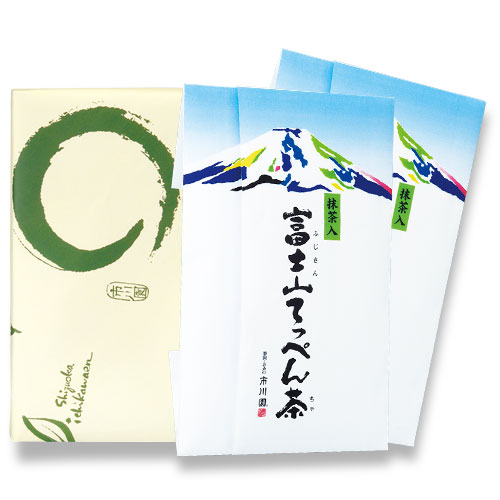 抹茶入 富士山てっぺん茶2個セット 富士山てっぺん茶80g×2袋