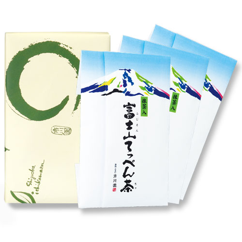 抹茶入 富士山てっぺん茶3個セット 富士山てっぺん茶80g×3袋