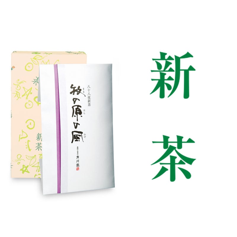 牧の原の風（新茶）100g袋たとう1個 箱入包装 箱入包装（1個入）