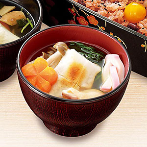 山中塗 あけぼの椀（内朱）