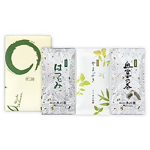 深蒸茶・中蒸茶・浅蒸茶 3種セット