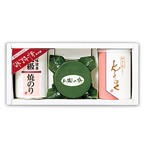 100g缶・梅・焼のりセット