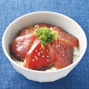 9月号　かつおの漬け丼