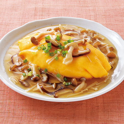 和風きのこあんかけオムライス