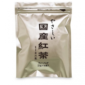 やさしい 国産紅茶 1袋（2.4g×16個入）の通販｜静岡茶・日本茶の市川園