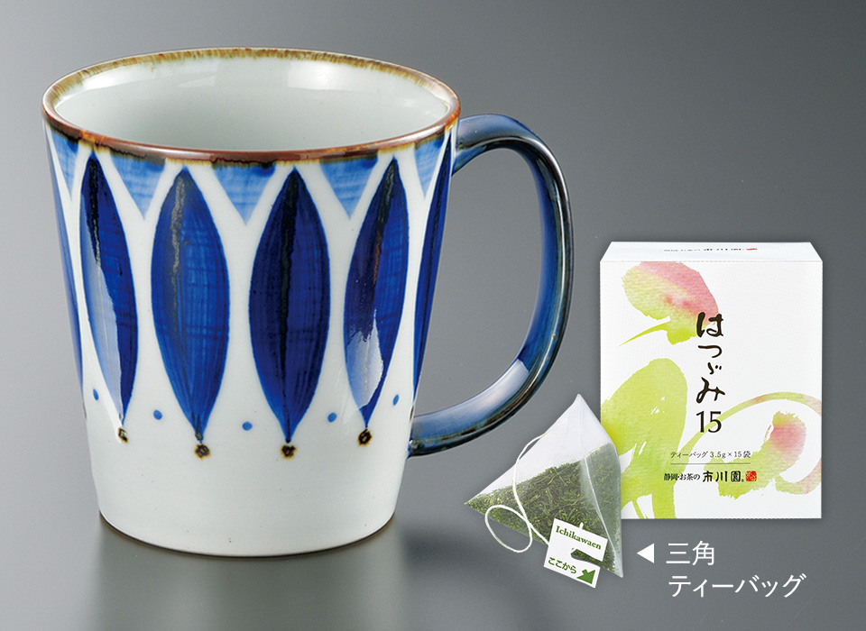 「はつづみ・ペタル柄たっぷりカップ」セット