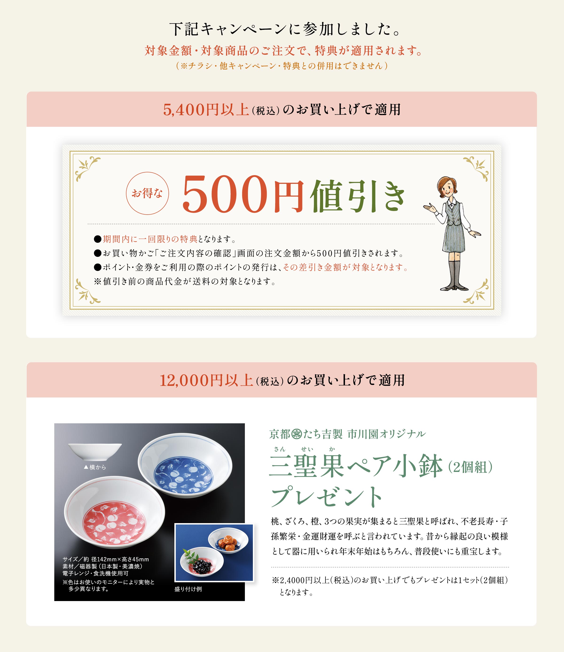 下記キャンペーンに参加しました えらべるプレゼント