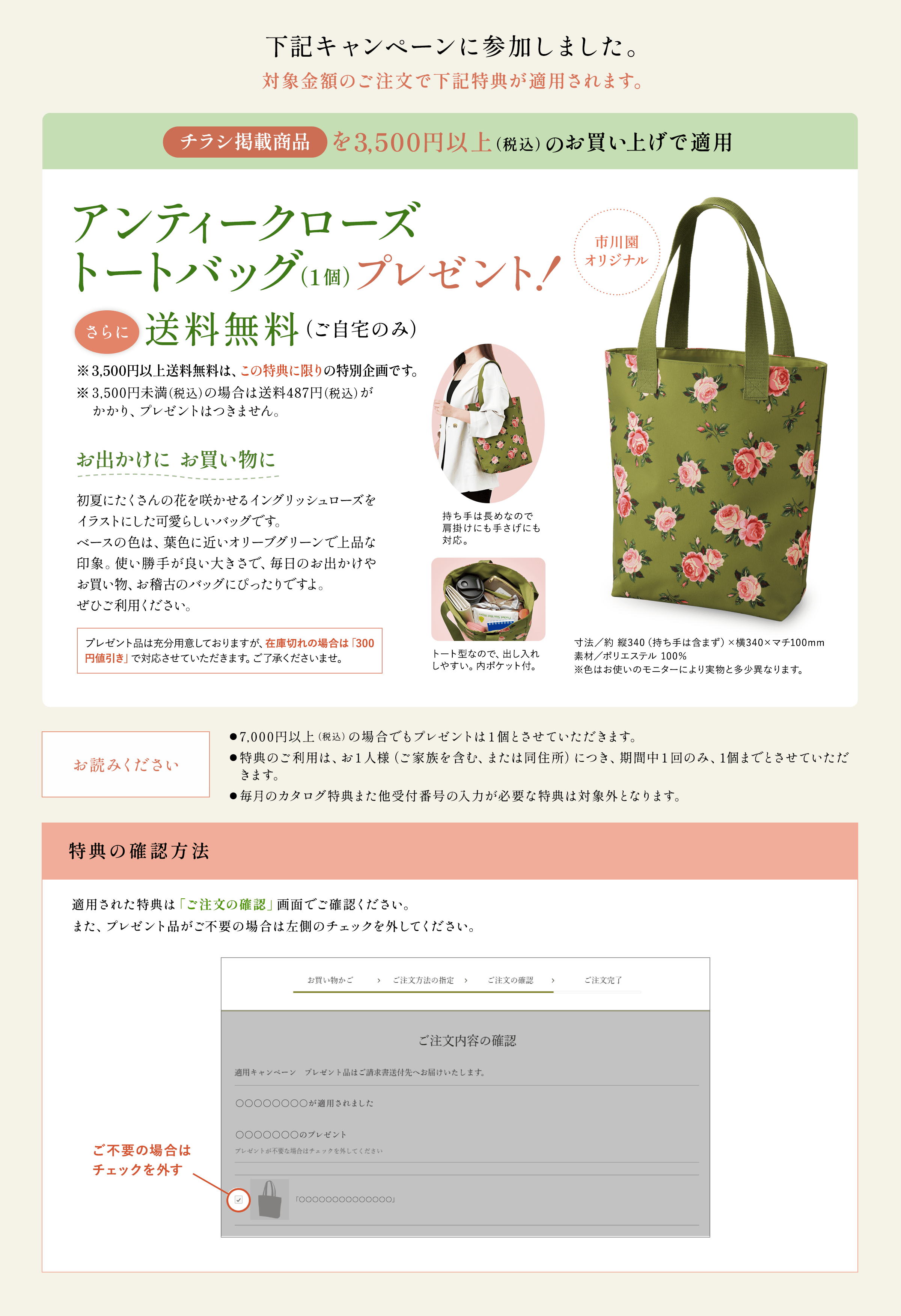 適用キャンペーンの詳細情報